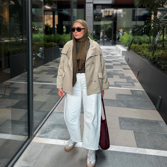 Structured Relaxed Fit Jacket