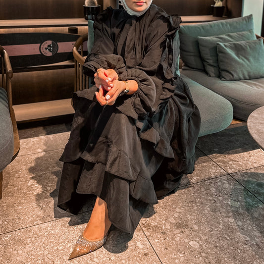 Ruffled Two-piece Skirt Set