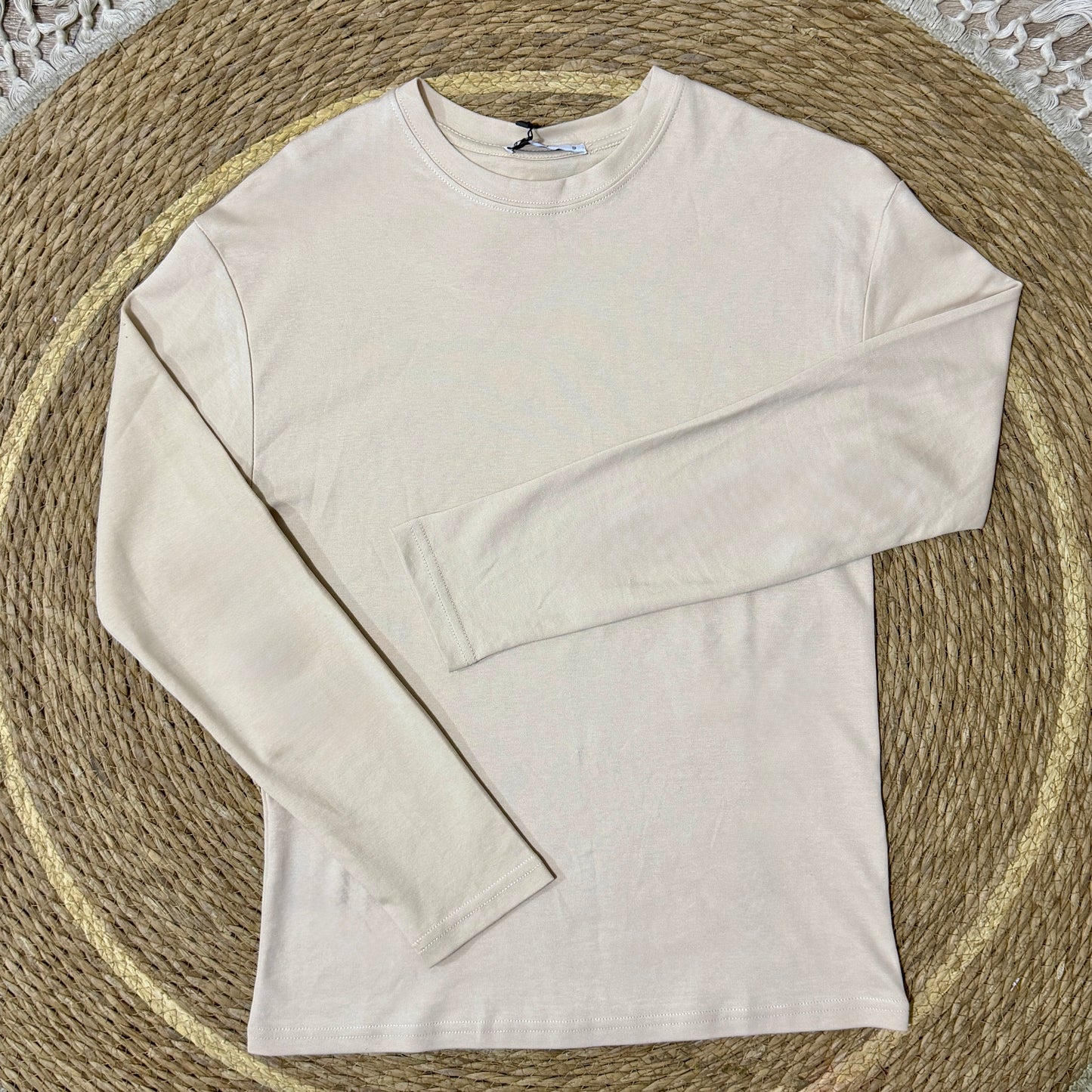 Plain Long-Sleeve Top