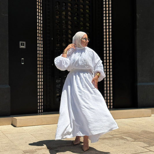 Classic Skirt and Blouse Set