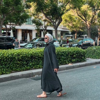 Oversized Flowy Dress with Belt
