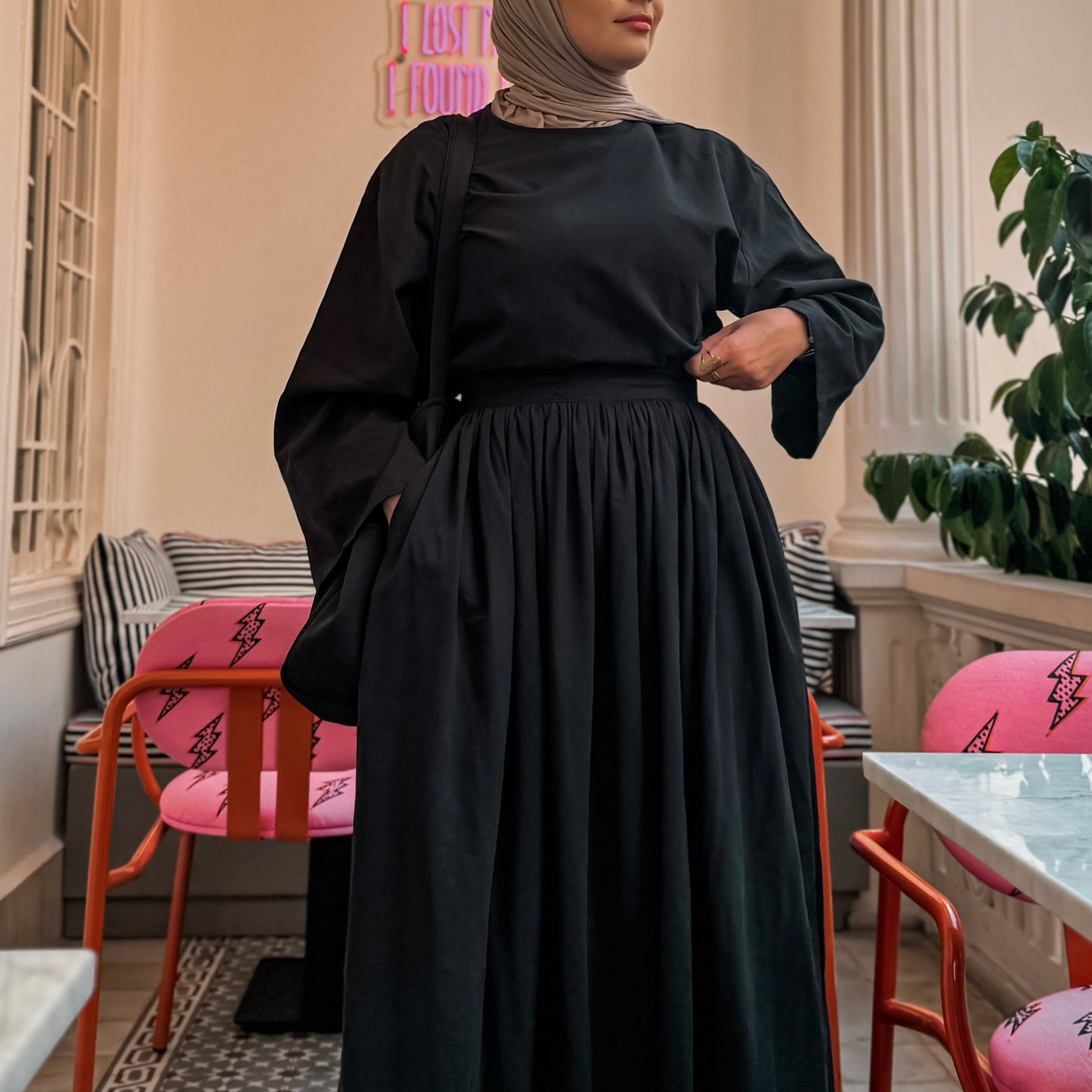 Urban Two-Piece Skirt Set