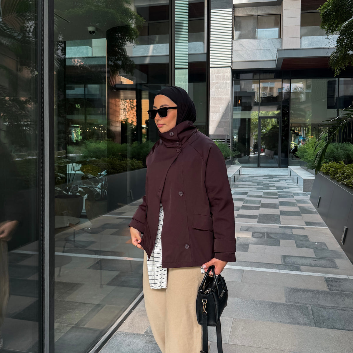 Structured Relaxed Fit Jacket