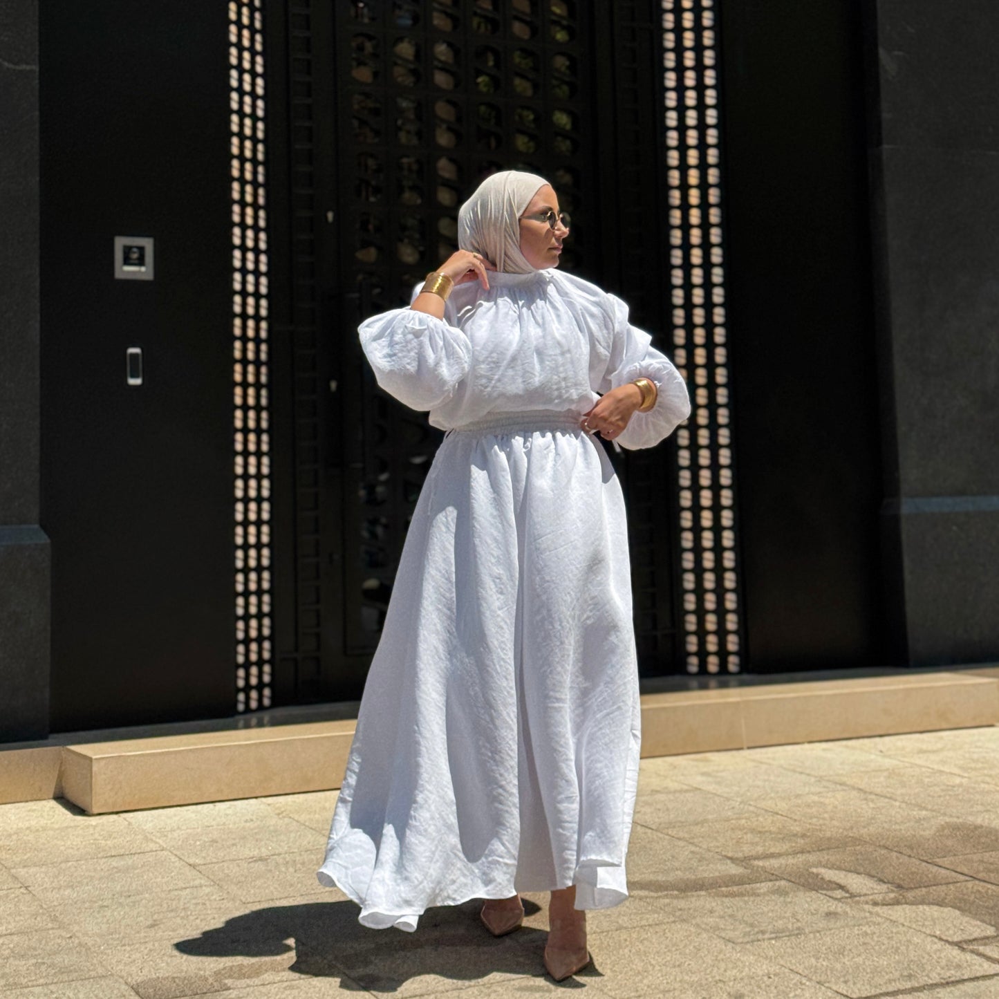 Classic Skirt and Blouse Set