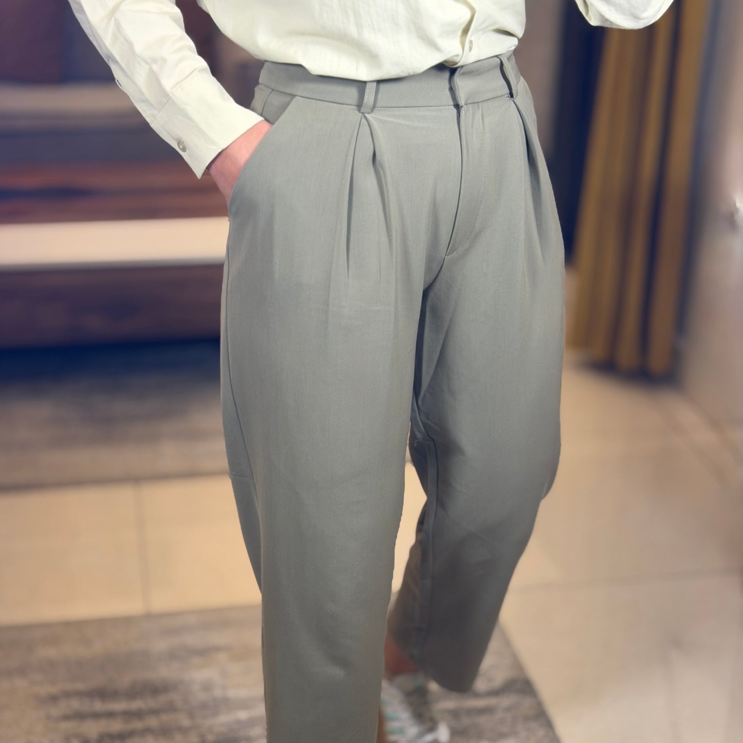 Straight-Cut Trousers