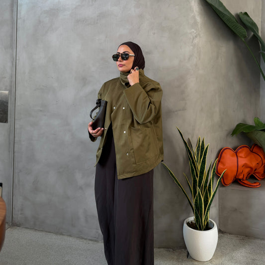 Olive Utility Coat