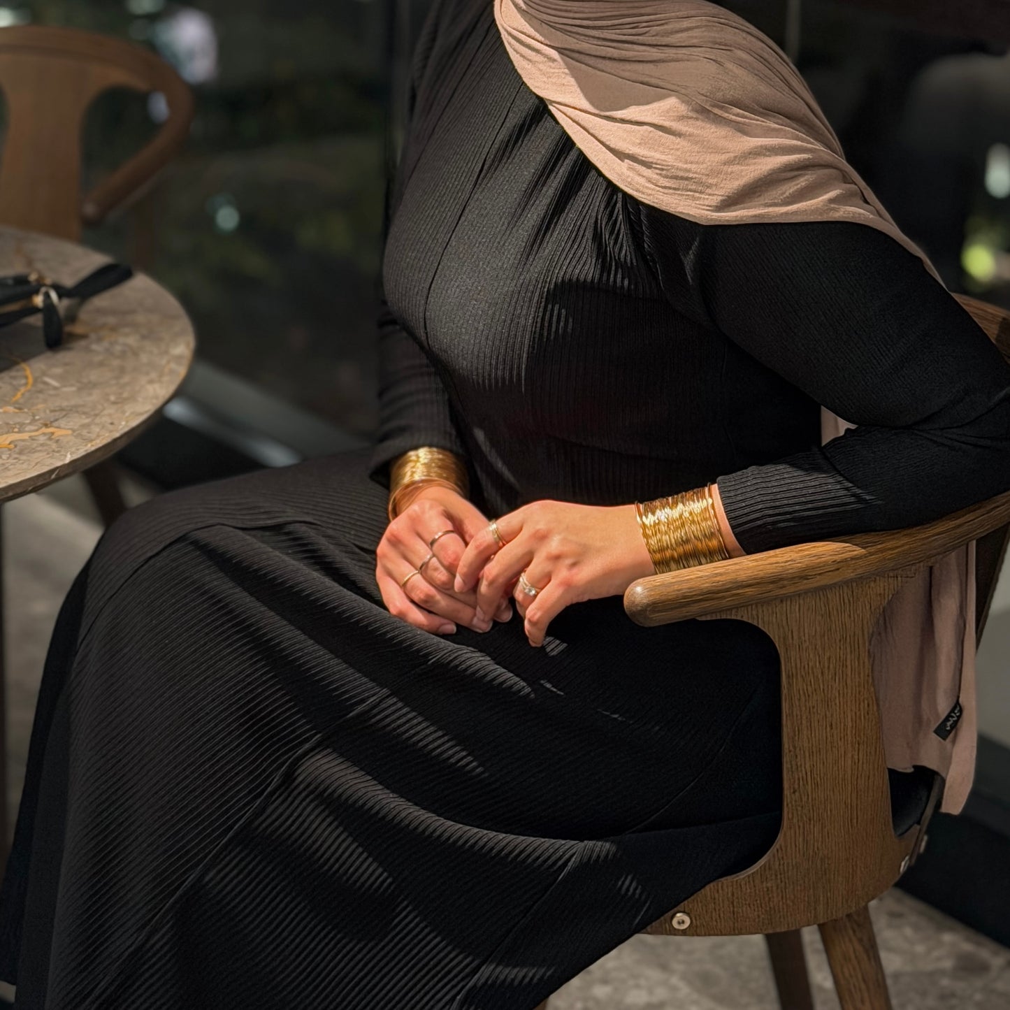 Ribbed Cord Maxi Dress