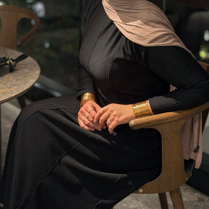 Ribbed Cord Maxi Dress