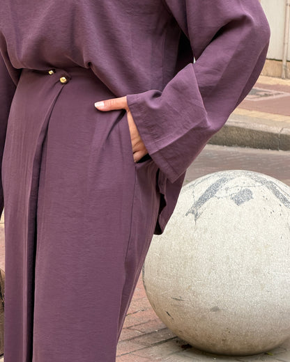 Wrap Waist Trouser Set