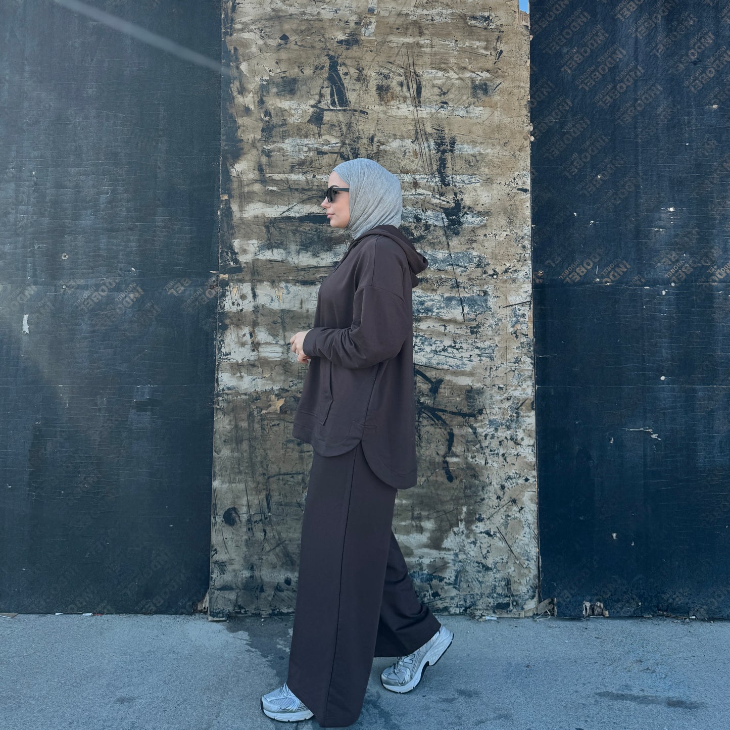 Cotton Hooded Zip-Up Set