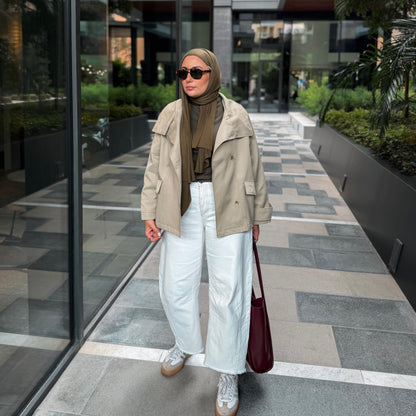 Structured Relaxed Fit Jacket