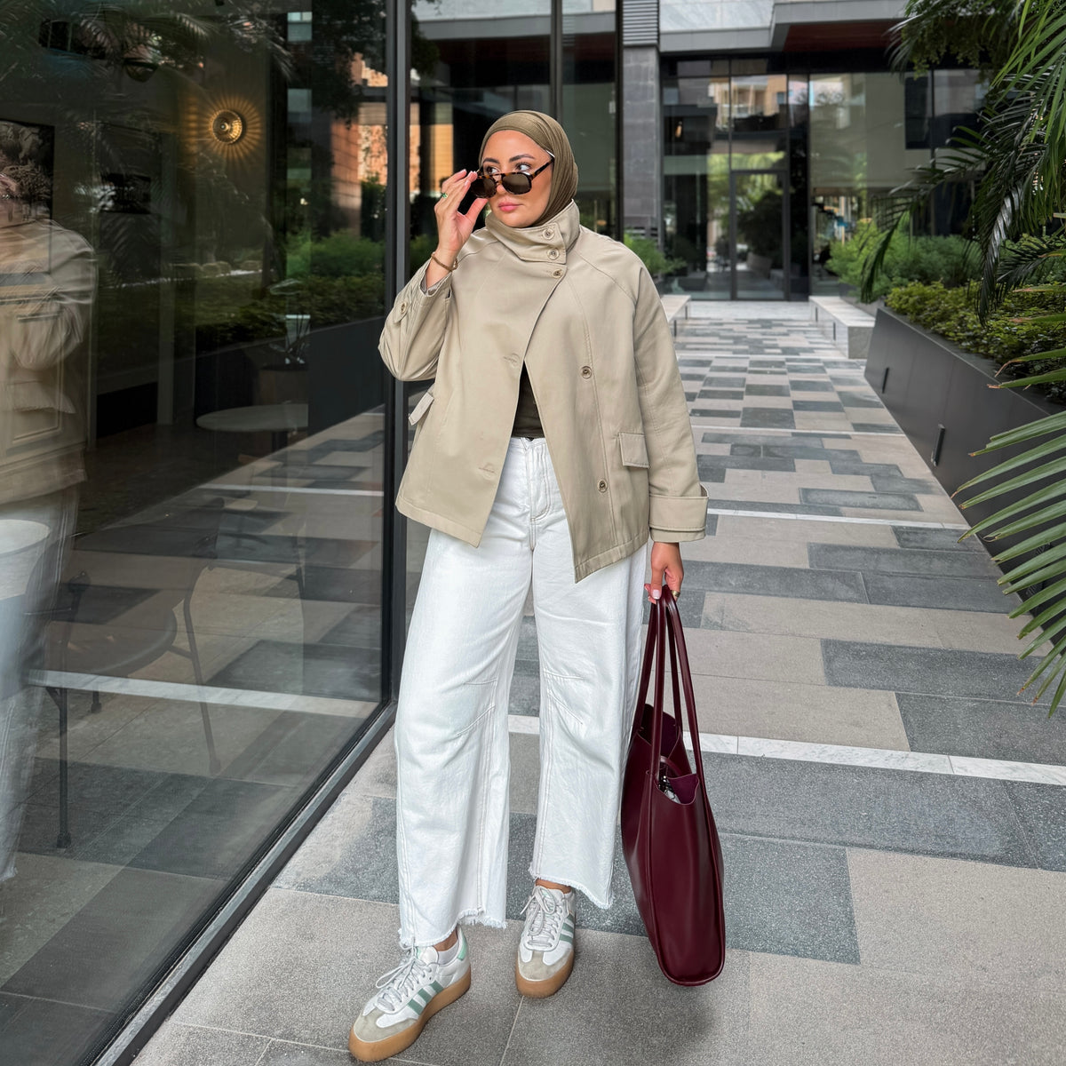 Structured Relaxed Fit Jacket