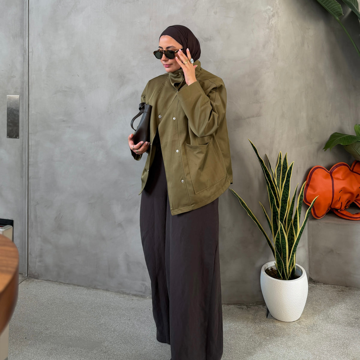 Olive Utility Coat
