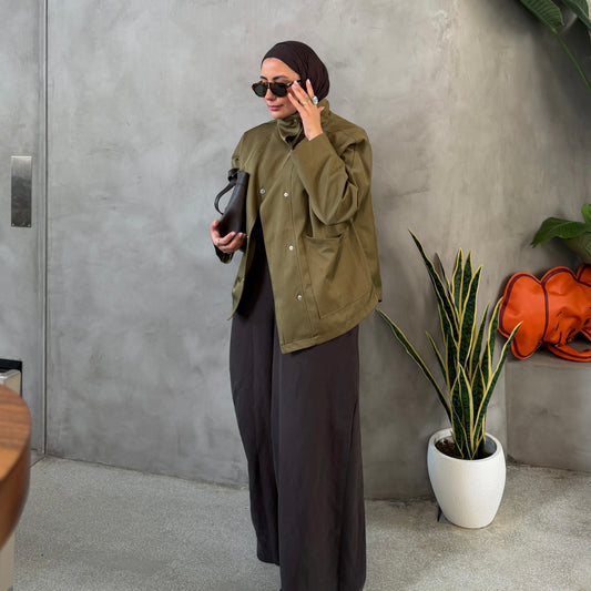Olive Utility Coat