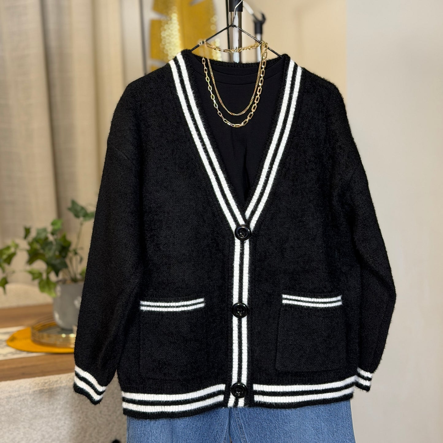 Mohair Short Cardigan