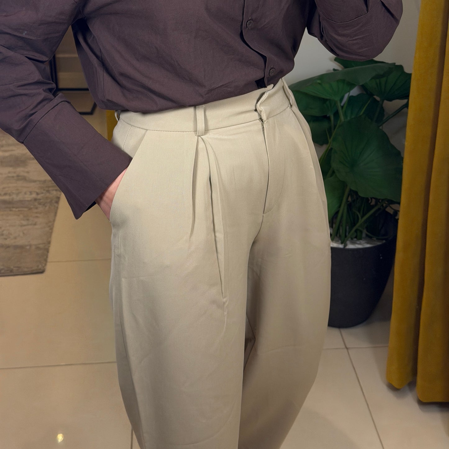 Straight-Cut Trousers