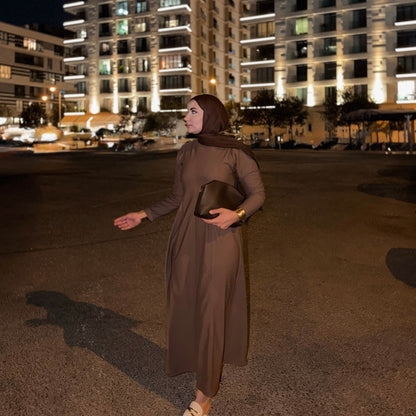 Ribbed Cord Maxi Dress