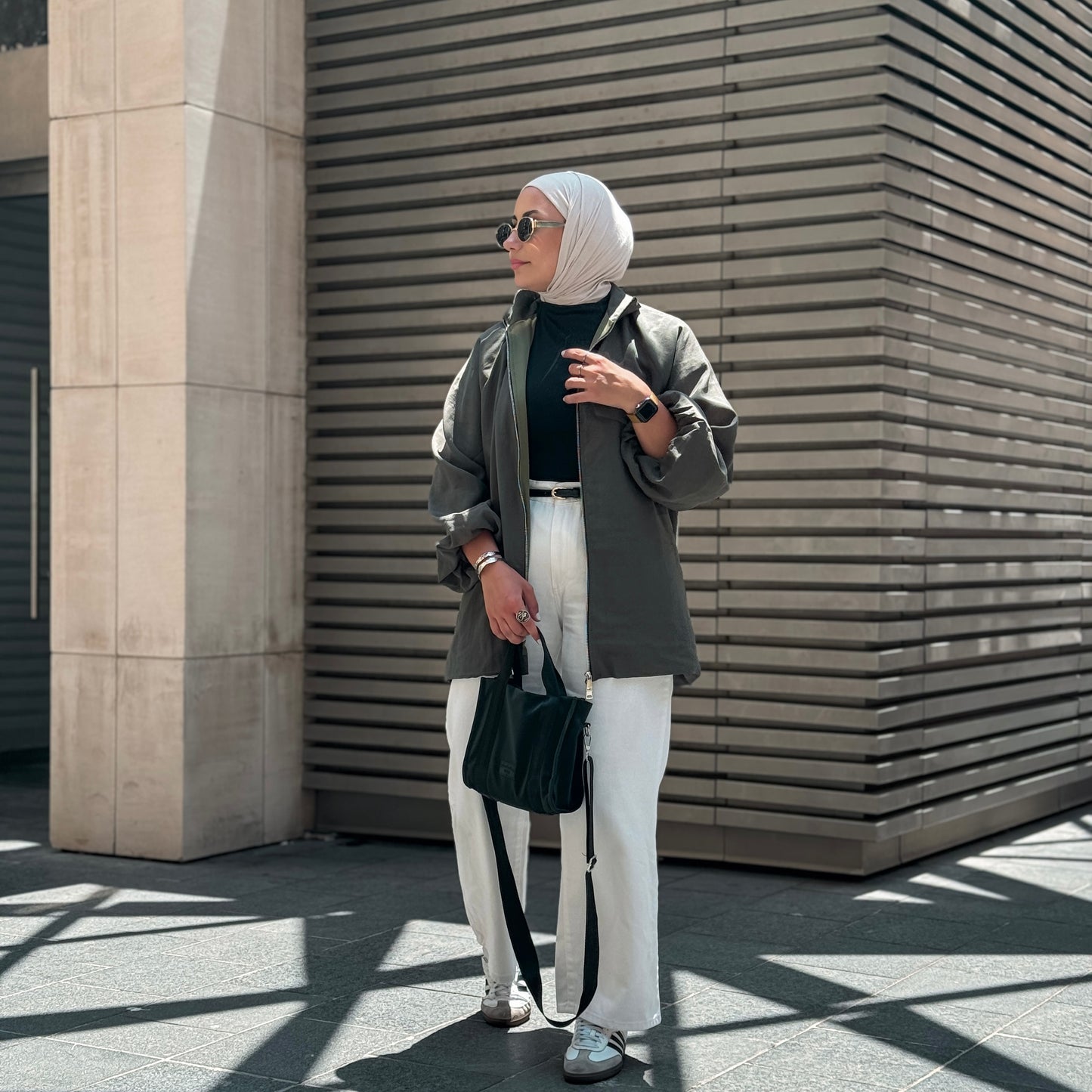 Zippered Shirt Jacket