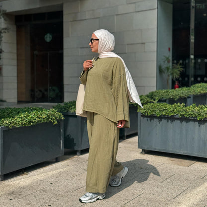 Casual Loose-fit Set